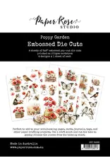 PAPER ROSE PAPER ROSE POPPY GARDEN EMBOSSED DIE CUTS