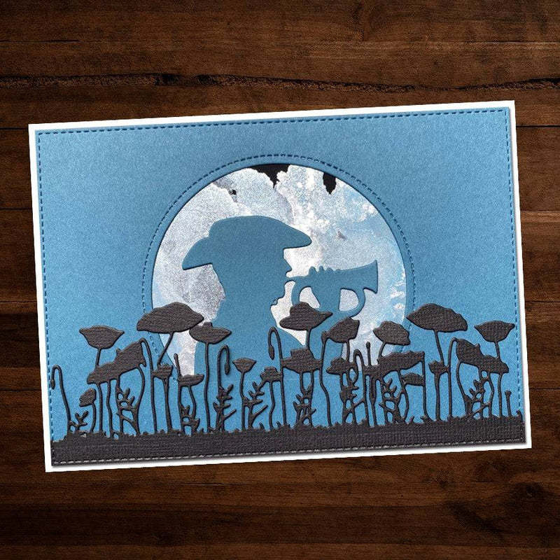 PAPER ROSE PAPER ROSE POPPY FIELD BORDER DIE
