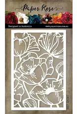 PAPER ROSE PAPER ROSE POPPY DECORATIVE BACKGROUND DIE