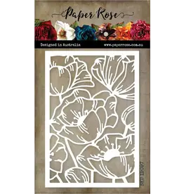 PAPER ROSE PAPER ROSE POPPY DECORATIVE BACKGROUND DIE