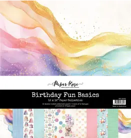 PAPER ROSE PAPER ROSE BIRTHDAY FUN 12x12 BASICS PAPER COLLECTION