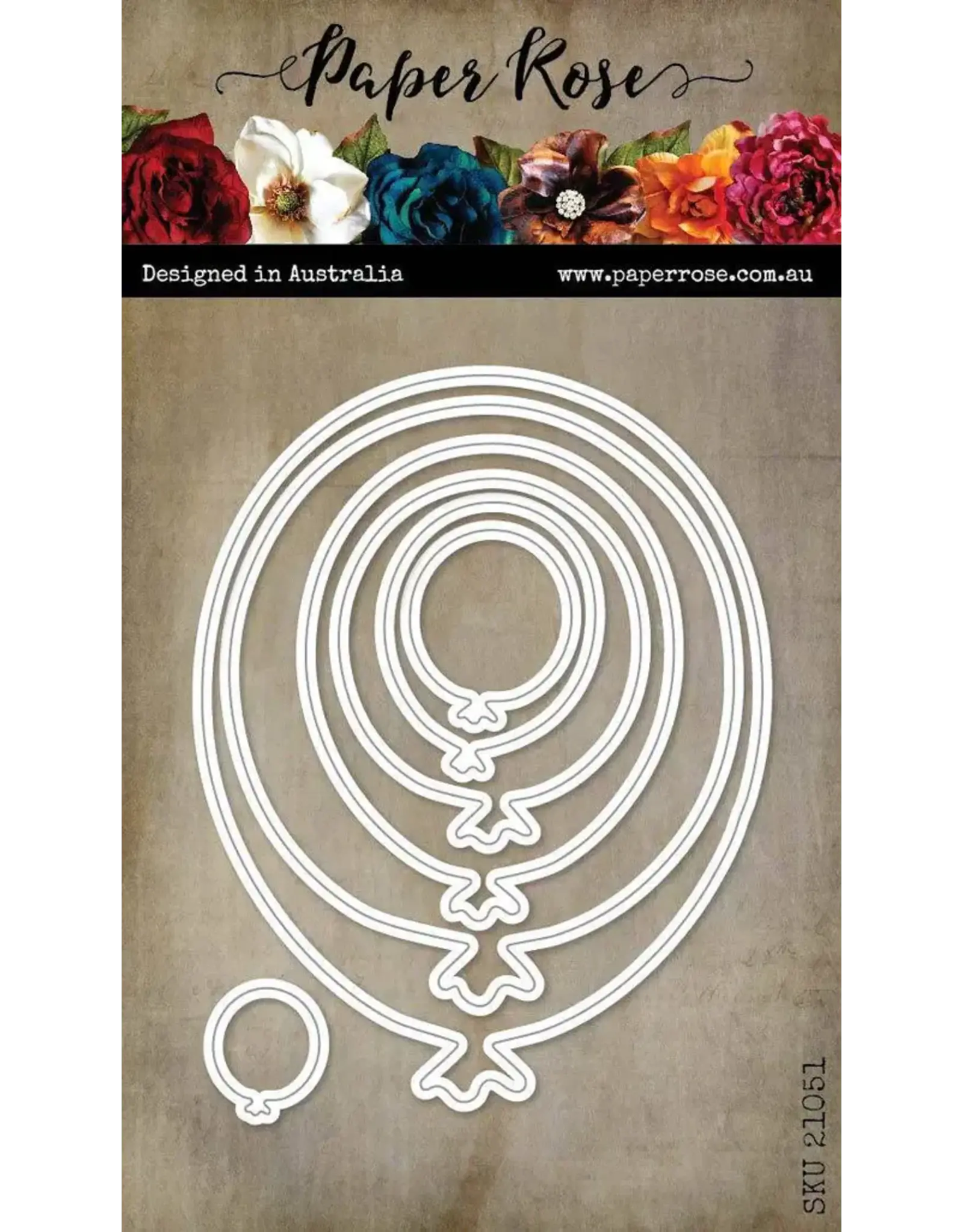 PAPER ROSE PAPER ROSE NESTING BALLOONS DIE SET