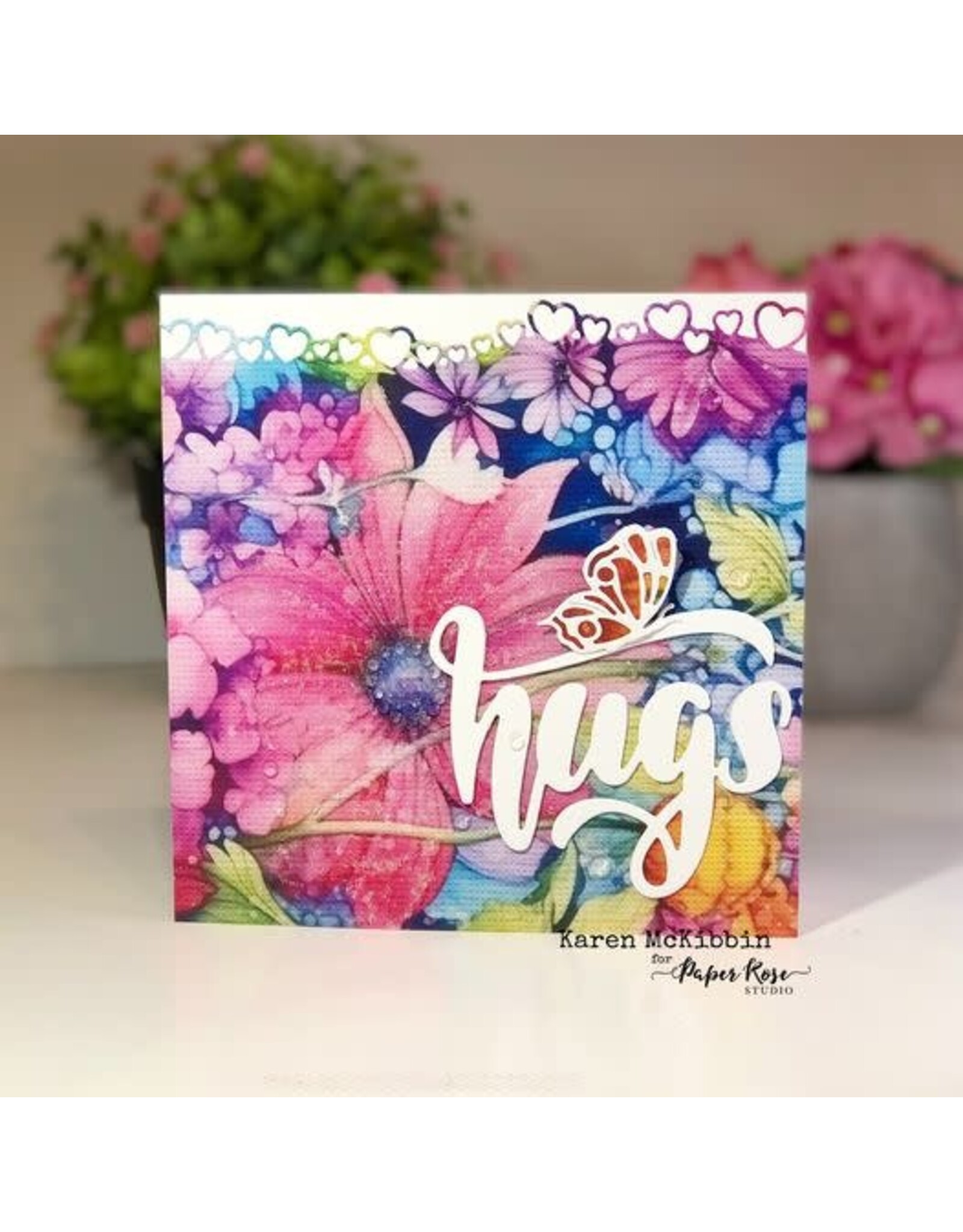 PAPER ROSE PAPER ROSE RAINBOW TWIRL 6x6 PAPER COLLECTION