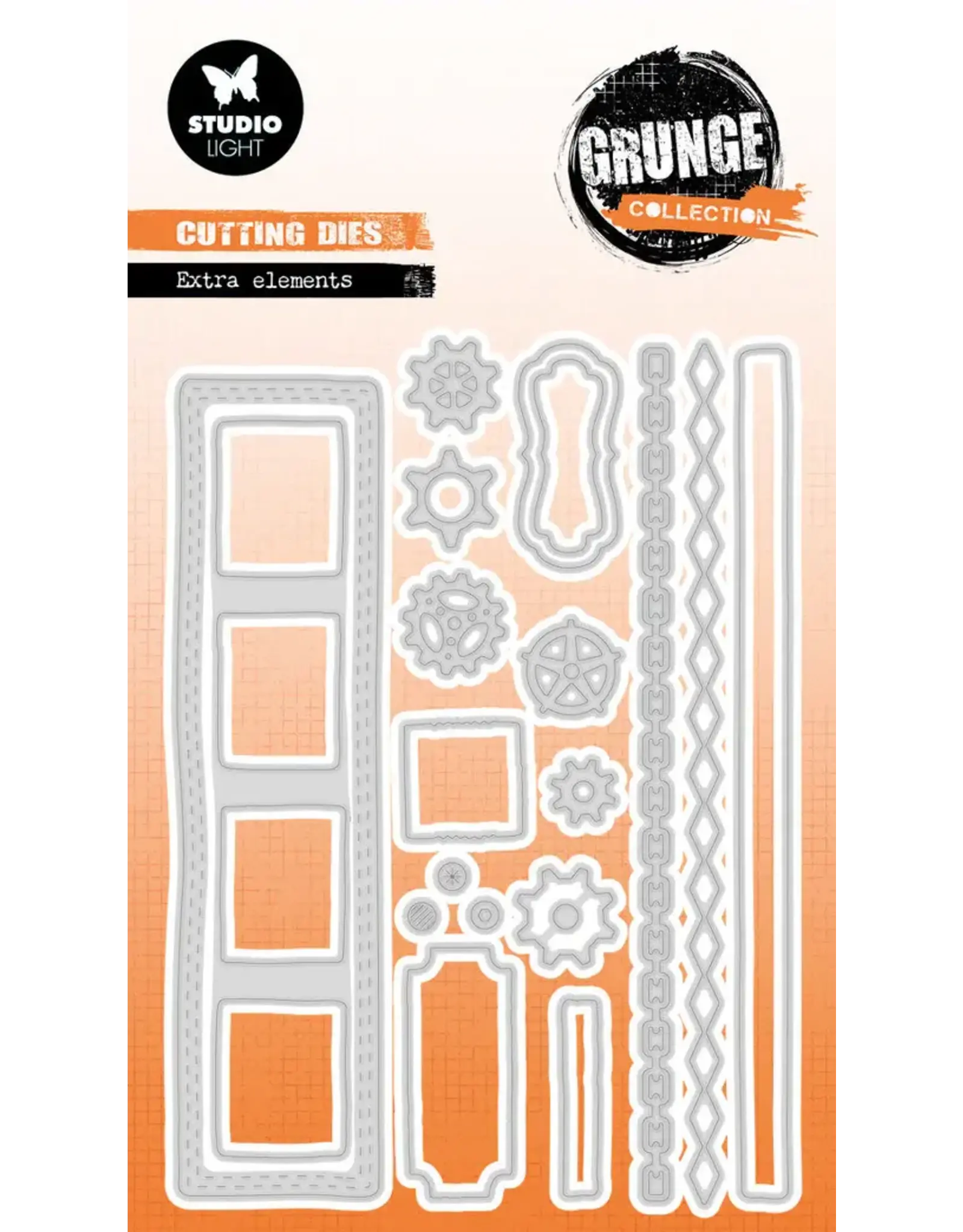 STUDIOLIGHT STUDIOLIGHT GRUNGE COLLECTION EXTRA ELEMENTS DIE SET