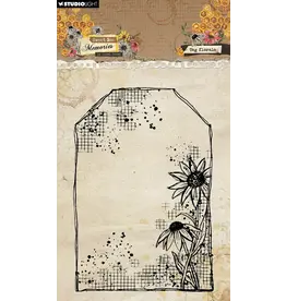 STUDIOLIGHT STUDIOLIGHT SWEET BEE MEMORIES TAG FLORALS CLEAR STAMP