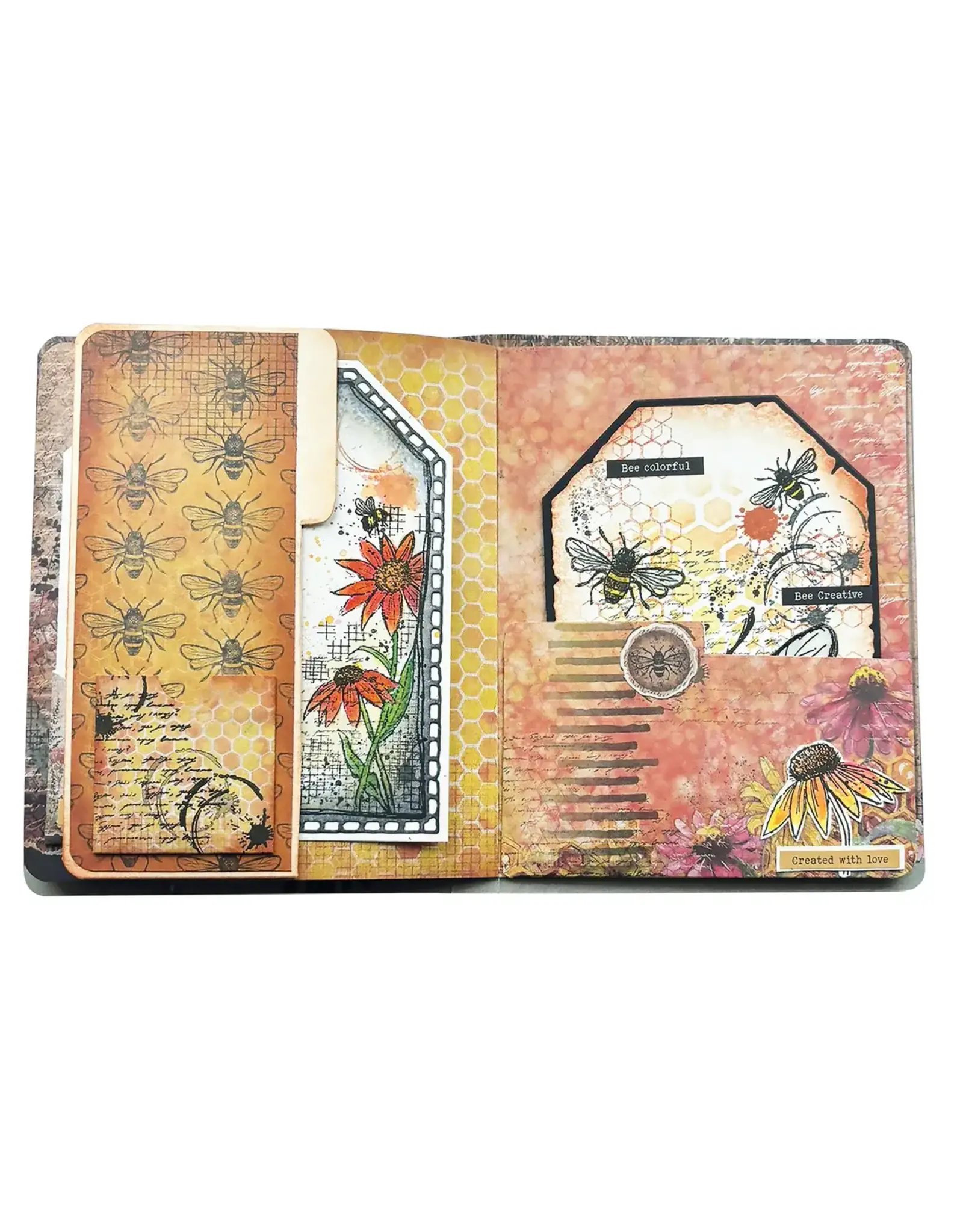 STUDIOLIGHT STUDIOLIGHT SWEET BEE MEMORIES TAG FLORALS CLEAR STAMP