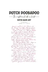 DUTCH DOOBADOO DUTCH DOOBADOO SCRIPT LETTERS MASK ART A5