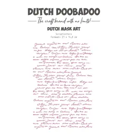 DUTCH DOOBADOO DUTCH DOOBADOO SCRIPT LETTERS MASK ART A5