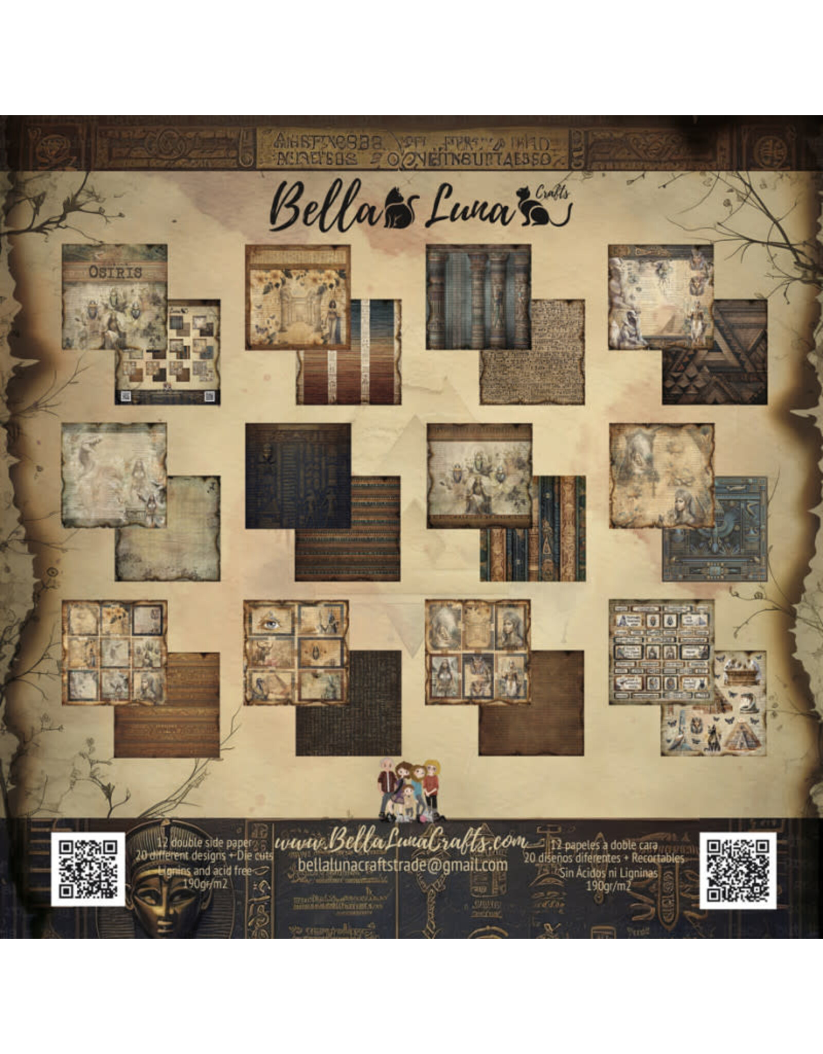 BELLA LUNA BELLA LUNA OSIRIS 8x8 COLLECTION PACK