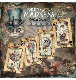 BELLA LUNA BELLA LUNA MADNESS POKER CARDS 12x12 COLLECTION PACK