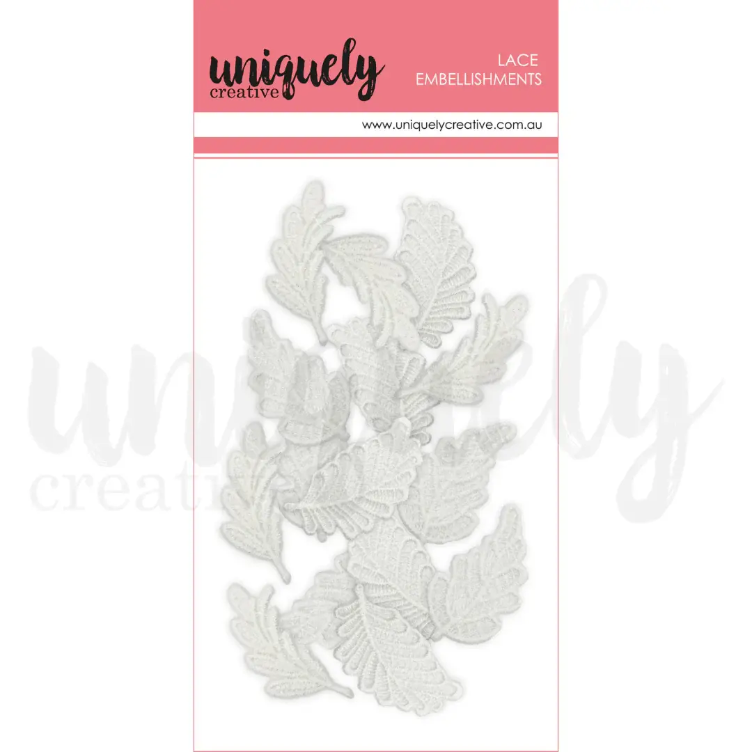 UNIQUELY CREATIVE UNIQUELY CREATIVE LACE LEAVES