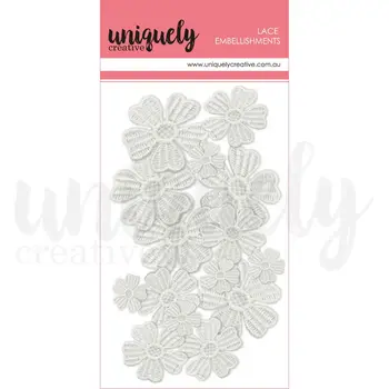 UNIQUELY CREATIVE UNIQUELY CREATIVE MIXED LACE FLOWERS