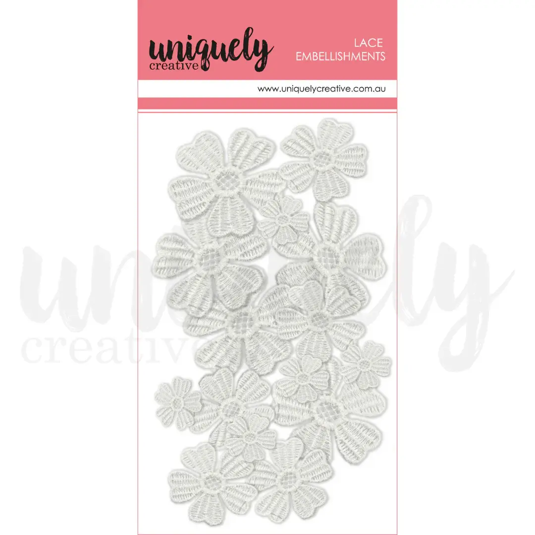 UNIQUELY CREATIVE UNIQUELY CREATIVE MIXED LACE FLOWERS