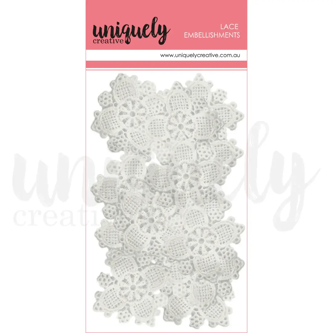 UNIQUELY CREATIVE UNIQUELY CREATIVE DELICATE LACE FLOWERS