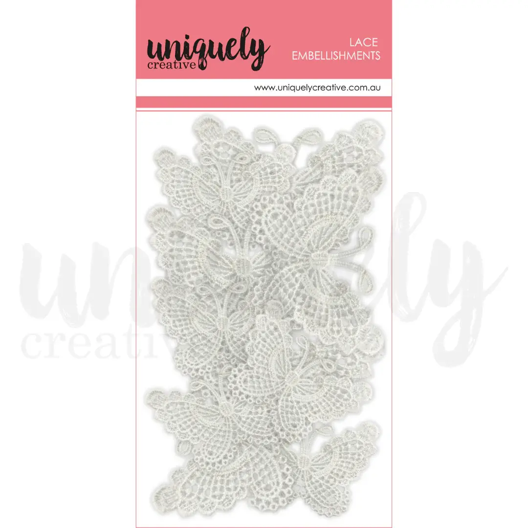 UNIQUELY CREATIVE UNIQUELY CREATIVE LACE BUTTERFLIES