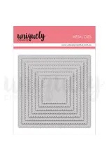 UNIQUELY CREATIVE UNIQUELY CREATIVE SCALLOPED NESTING SQUARE DIE SET