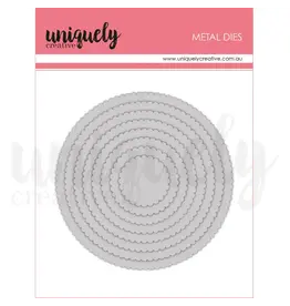 UNIQUELY CREATIVE UNIQUELY CREATIVE SCALLOPED NESTING CIRCLE DIE SET