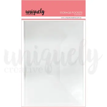 UNIQUELY CREATIVE UNIQUELY CREATIVE STORAGE POCKET 5.5x8.5 5/PK