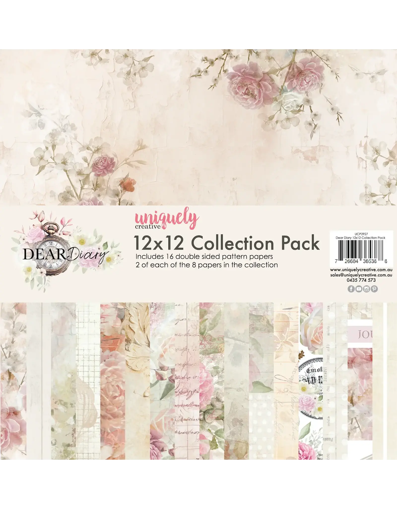 UNIQUELY CREATIVE UNIQUELY CREATIVE DEAR DIARY 12x12 COLLECTION PACK
