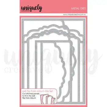 UNIQUELY CREATIVE UNIQUELY CREATIVE FLIP FOLIO ALBUM DIE SET