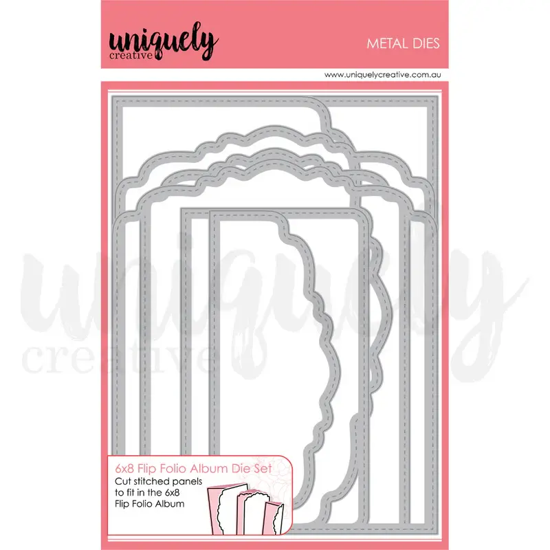 UNIQUELY CREATIVE UNIQUELY CREATIVE FLIP FOLIO ALBUM DIE SET