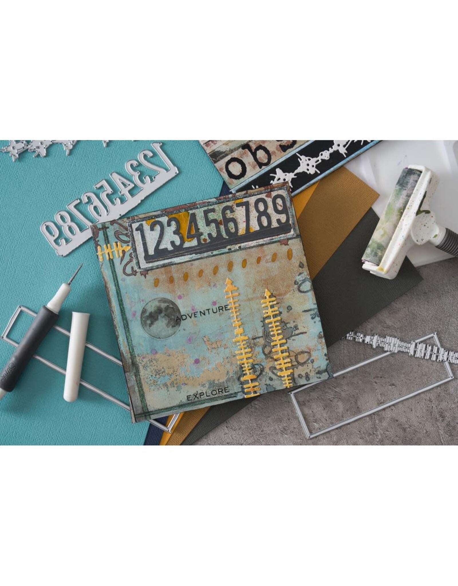 SIZZIX SIZZIX SETH APTER THINLITS BORDERLINES DIE SET