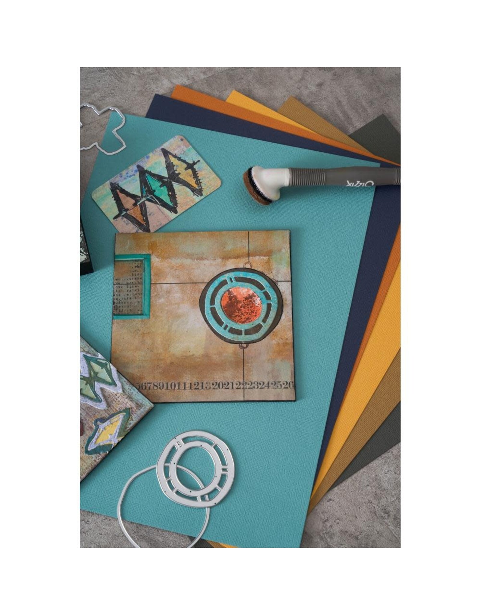 SIZZIX SIZZIX SETH APTER THINLITS ROUNDABOUTS DIE SET