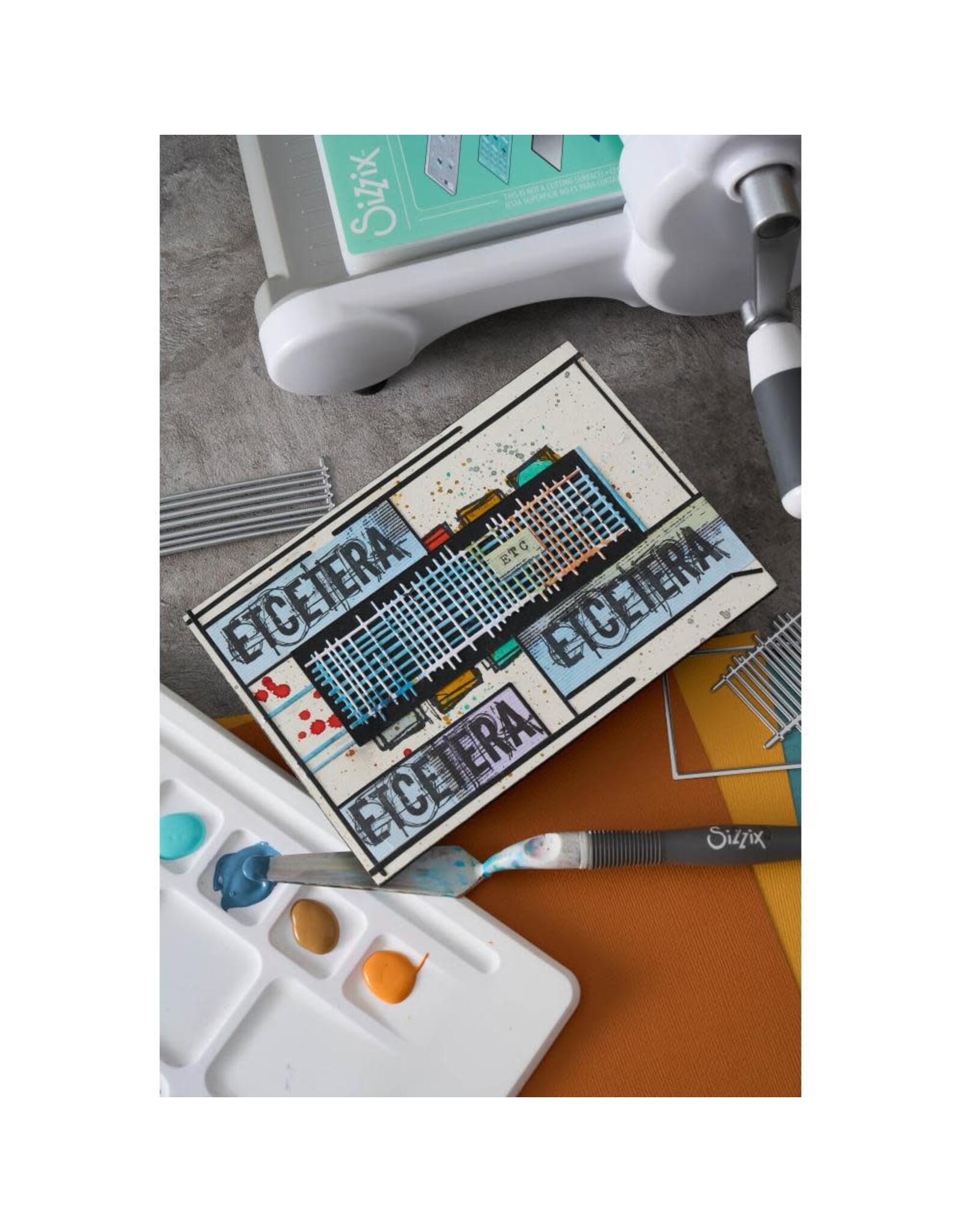 SIZZIX SIZZIX SETH APTER THINLITS TRACKS DIE SET