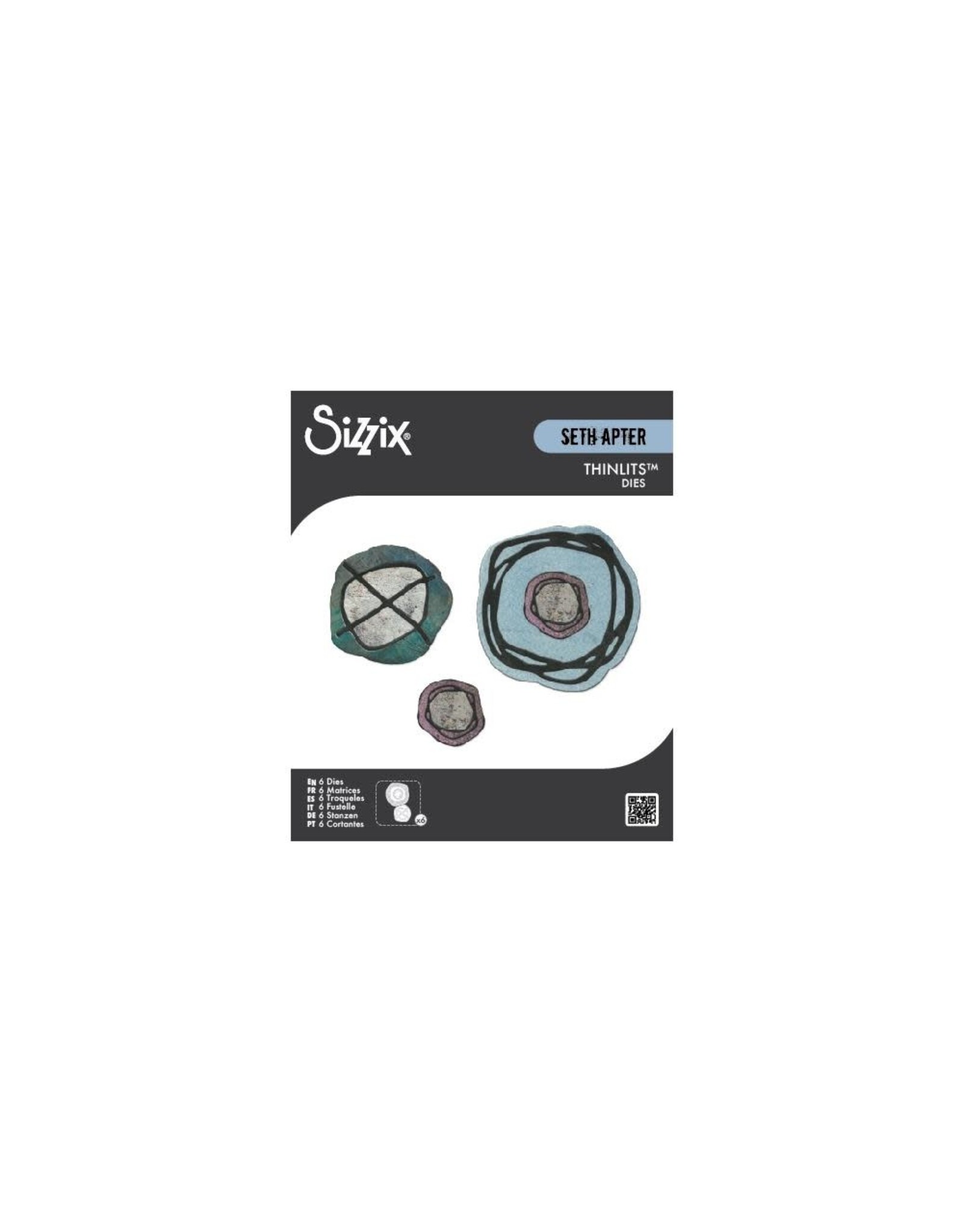 SIZZIX SIZZIX SETH APTER THINLITS TWISTERS DIE SET