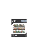 SIZZIX SIZZIX SETH APTER THINLITS WORD WAFERS #1 DIE SET