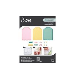 SIZZIX SIZZIX 49 AND MARKET THINLITS LARGE TAGS DIE SET