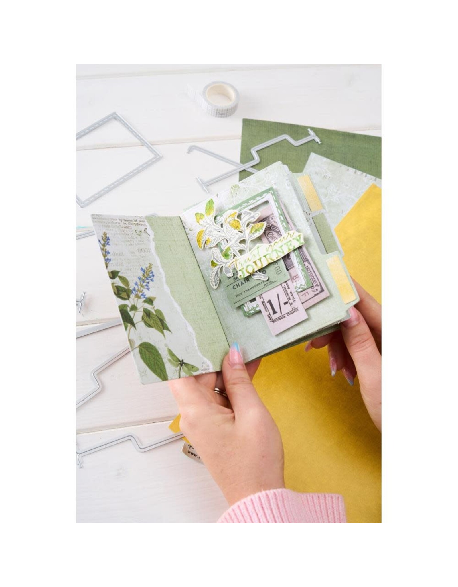 SIZZIX SIZZIX 49 AND MARKET THINLITS FILE FOLDERS DIE SET