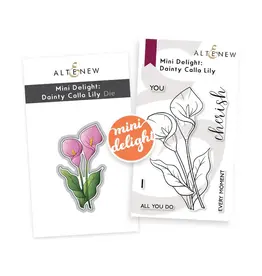 ALTENEW ALTENEW MINI DELIGHT: DAINTY CALLA CLEAR STAMP & DIE SET