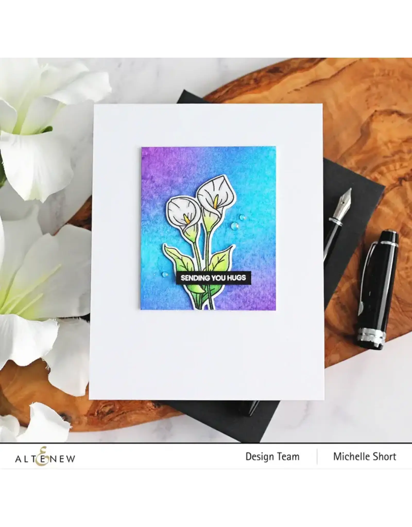 ALTENEW ALTENEW MINI DELIGHT: DAINTY CALLA CLEAR STAMP & DIE SET