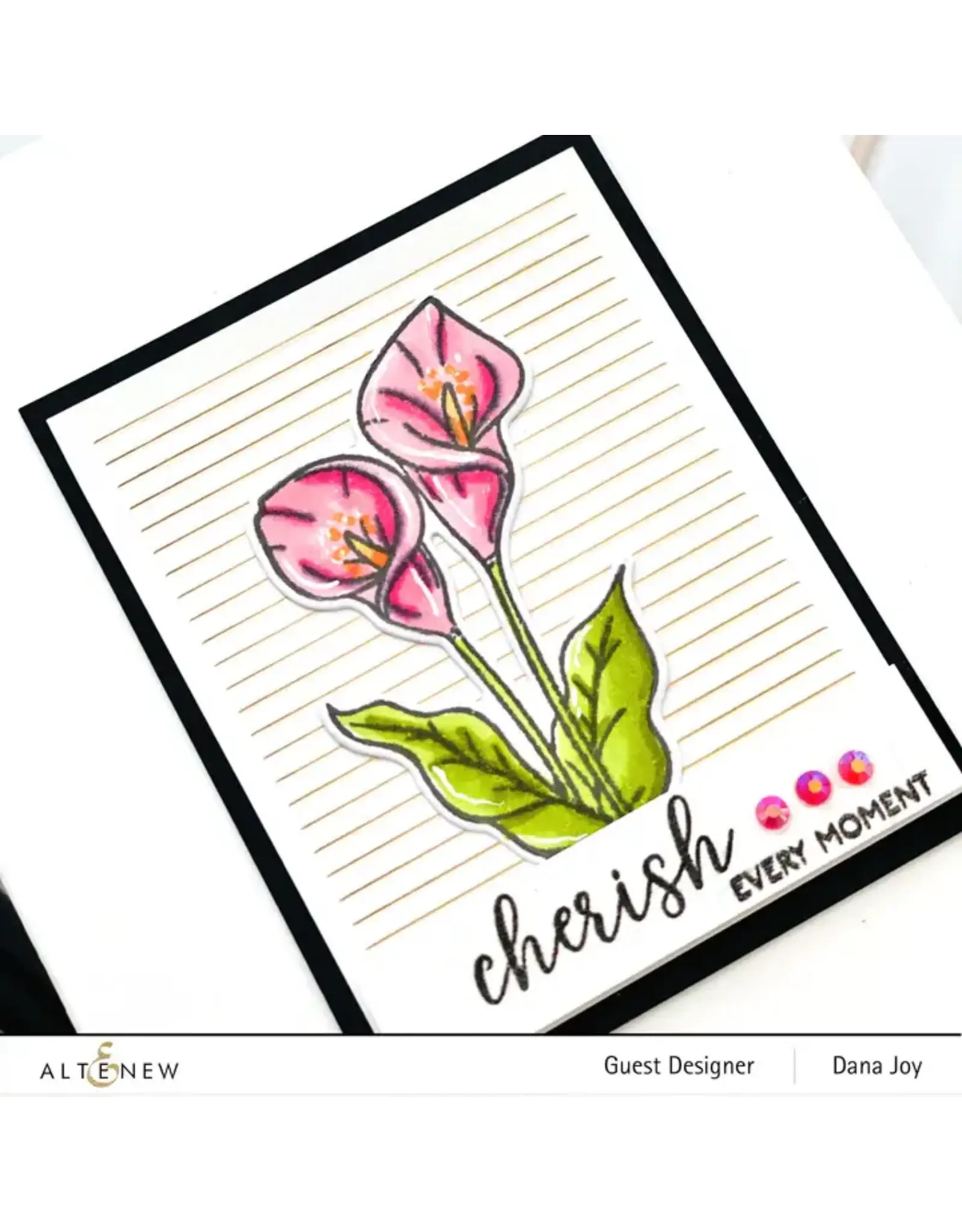 ALTENEW ALTENEW MINI DELIGHT: DAINTY CALLA CLEAR STAMP & DIE SET