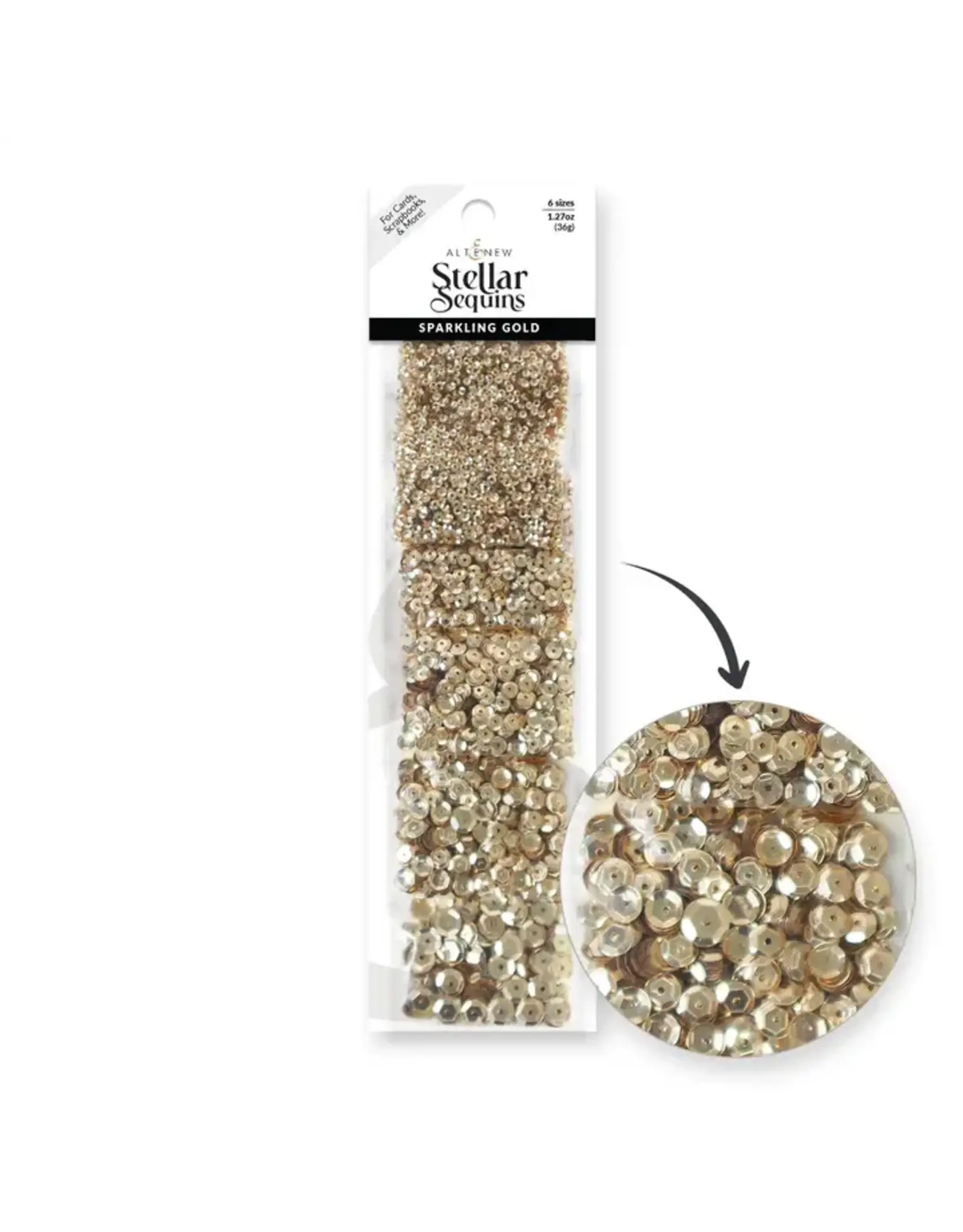 ALTENEW ALTENEW SPARKLING GOLD STELLAR SEQUINS