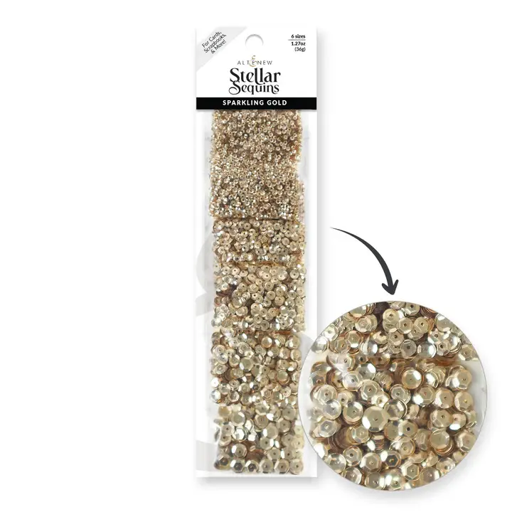 ALTENEW ALTENEW SPARKLING GOLD STELLAR SEQUINS