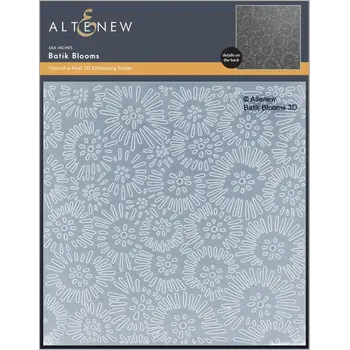 ALTENEW ALTENEW BATIK BLOOMS 3D EMBOSSING FOLDER