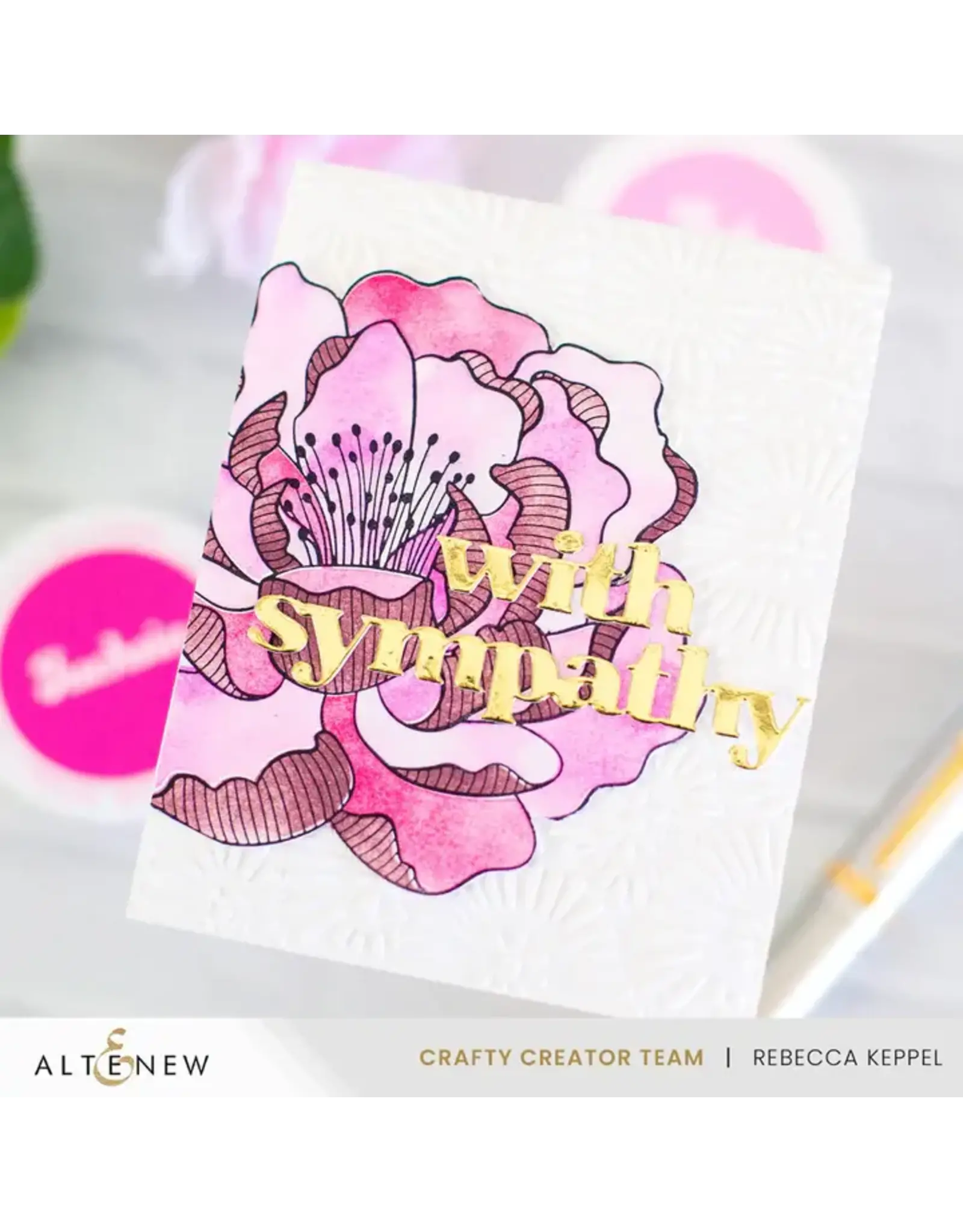 ALTENEW ALTENEW BATIK BLOOMS 3D EMBOSSING FOLDER