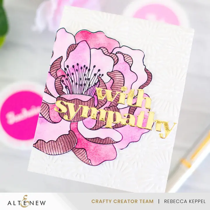 ALTENEW ALTENEW BATIK BLOOMS 3D EMBOSSING FOLDER