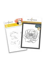 ALTENEW ALTENEW MAGICAL PEONY PRESS PLATE AND STENCIL SET BUNDLE