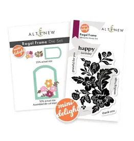 ALTENEW ALTENEW MINI DELIGHT: REGAL FRAME CLEAR STAMP & DIE SET