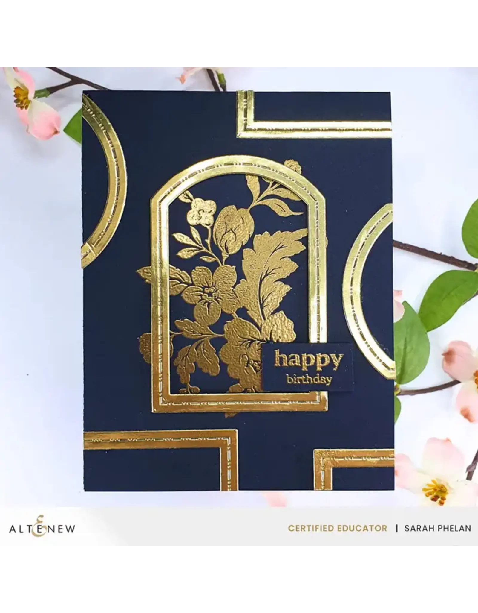 ALTENEW ALTENEW MINI DELIGHT: REGAL FRAME CLEAR STAMP & DIE SET