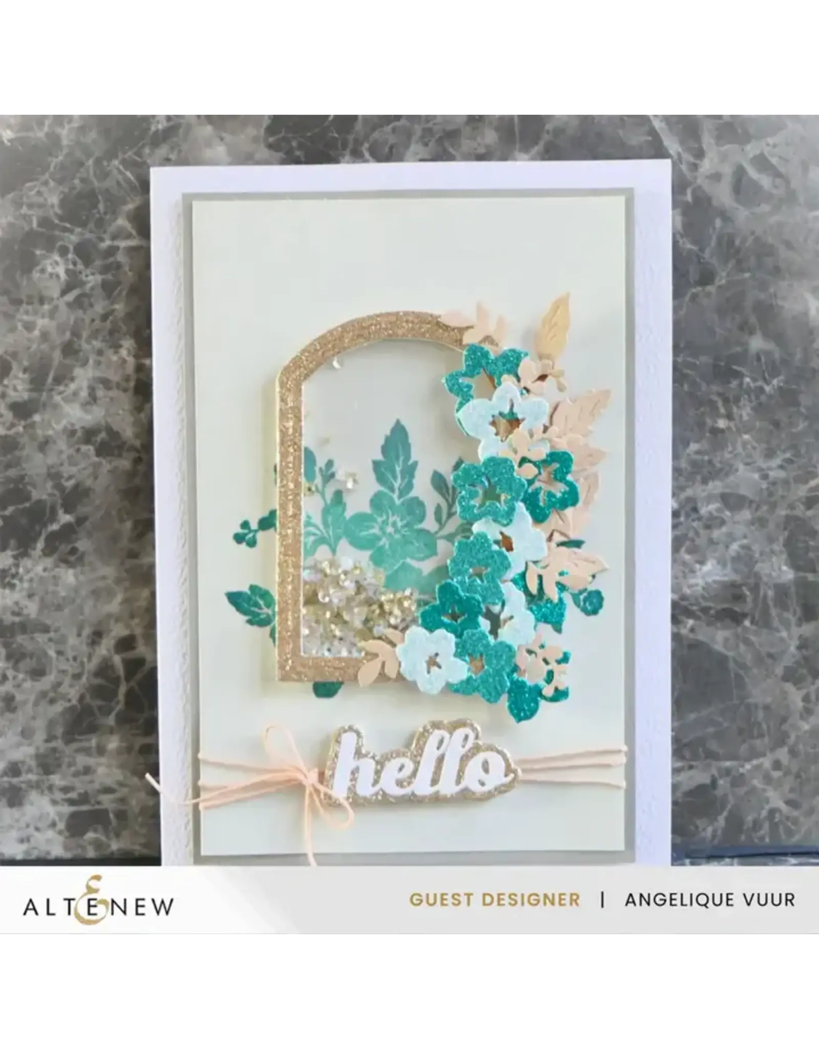 ALTENEW ALTENEW MINI DELIGHT: REGAL FRAME CLEAR STAMP & DIE SET