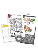ALTENEW ALTENEW CRAFT YOUR LIFE PROJECT KIT: BOLD & BEAUTIFUL CLEAR STAMP, STENCIL SET, 3D EMBOSSING FOLDER AND DIE SET BUNDLE