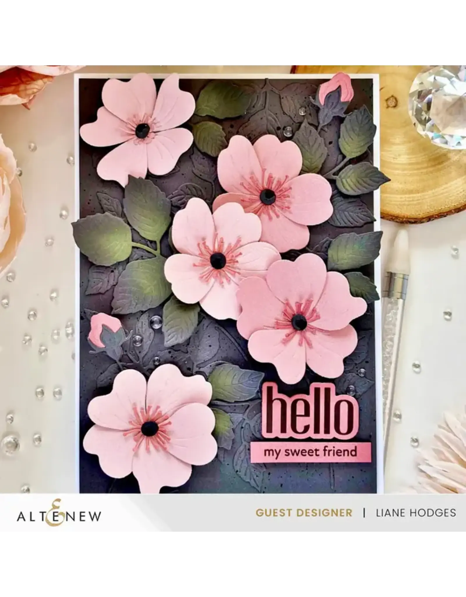 ALTENEW ALTENEW CRAFT-A-FLOWER: PRAIRIE ROSES LAYERING DIE SET