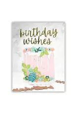 SPELLBINDERS SPELLBINDERS NINA BOETTCHER BOUGIE BIRTHDAY COLLECTION BIRTHDAY CHEERS ETCHED DIE SET