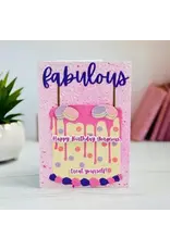 SPELLBINDERS SPELLBINDERS NINA BOETTCHER BOUGIE BIRTHDAY COLLECTION FABULOUS BIRTHDAY ETCHED DIE SET