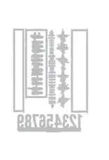 SIZZIX SIZZIX SETH APTER THINLITS BORDERLINES DIE SET