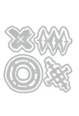 SIZZIX SIZZIX SETH APTER THINLITS ROUNDABOUTS DIE SET
